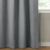 Furn Ultimate Textured Woven Ready Made Eyelet Blackout Curtains Denim