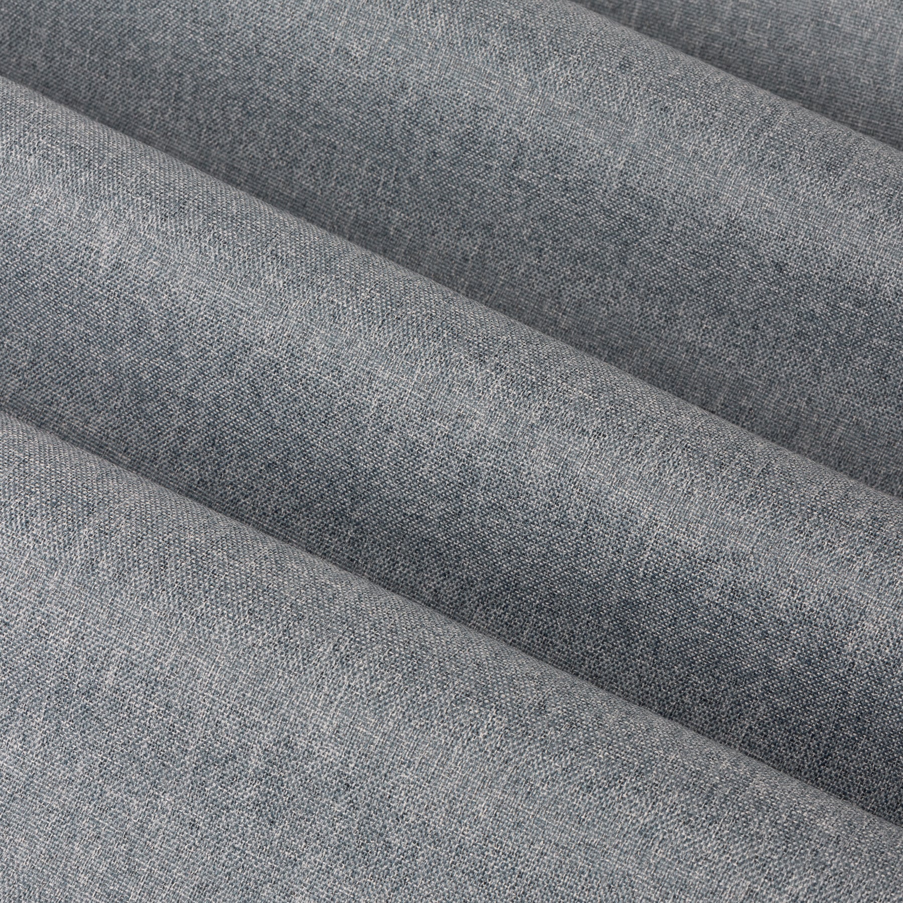 Furn Ultimate Textured Woven Ready Made Eyelet Blackout Curtains Denim