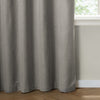 Furn Ultimate Textured Woven Ready Made Eyelet Blackout Curtains Grey