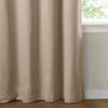 Furn Ultimate Textured Woven Ready Made Eyelet Blackout Curtains Natural