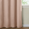 Furn Ultimate Textured Woven Ready Made Eyelet Blackout Curtains Pink