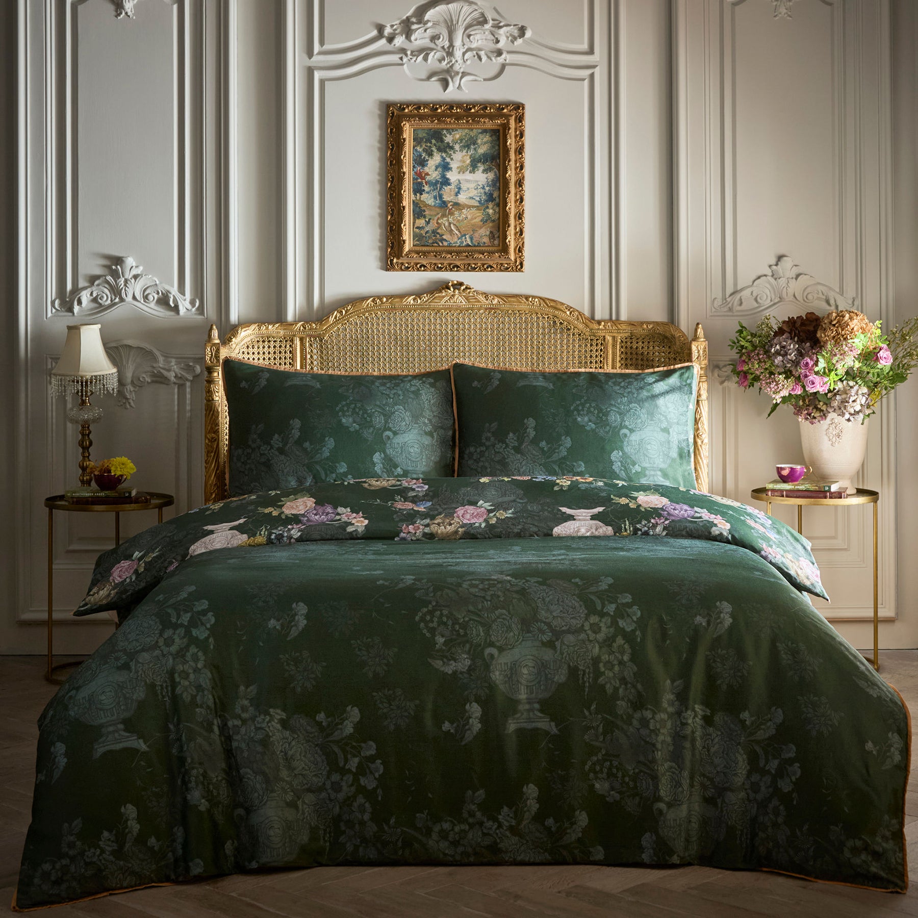 Laurence Llewelyn-Bowen Tuscan Holiday Duvet Cover Bedding Set Green