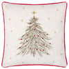 Twinkling Tree 45cm x 45cm Filled Cushion Natural