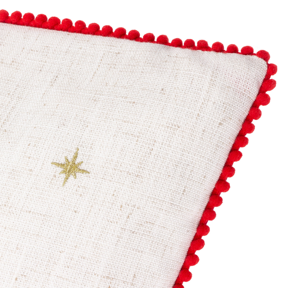 Twinkling Tree 45cm x 45cm Filled Cushion Natural