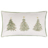 Twinkling Tree 30cm x 50cm Filled Cushion Green