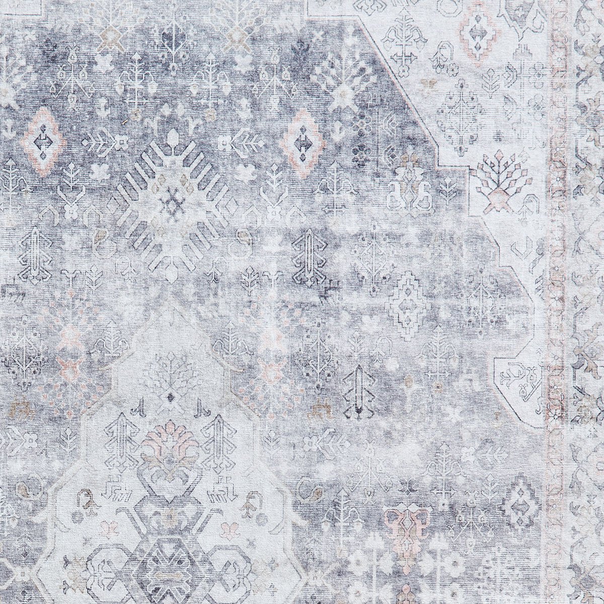 Tabriz H1156 Vintage Washable 120cm x 170cm Rug Grey