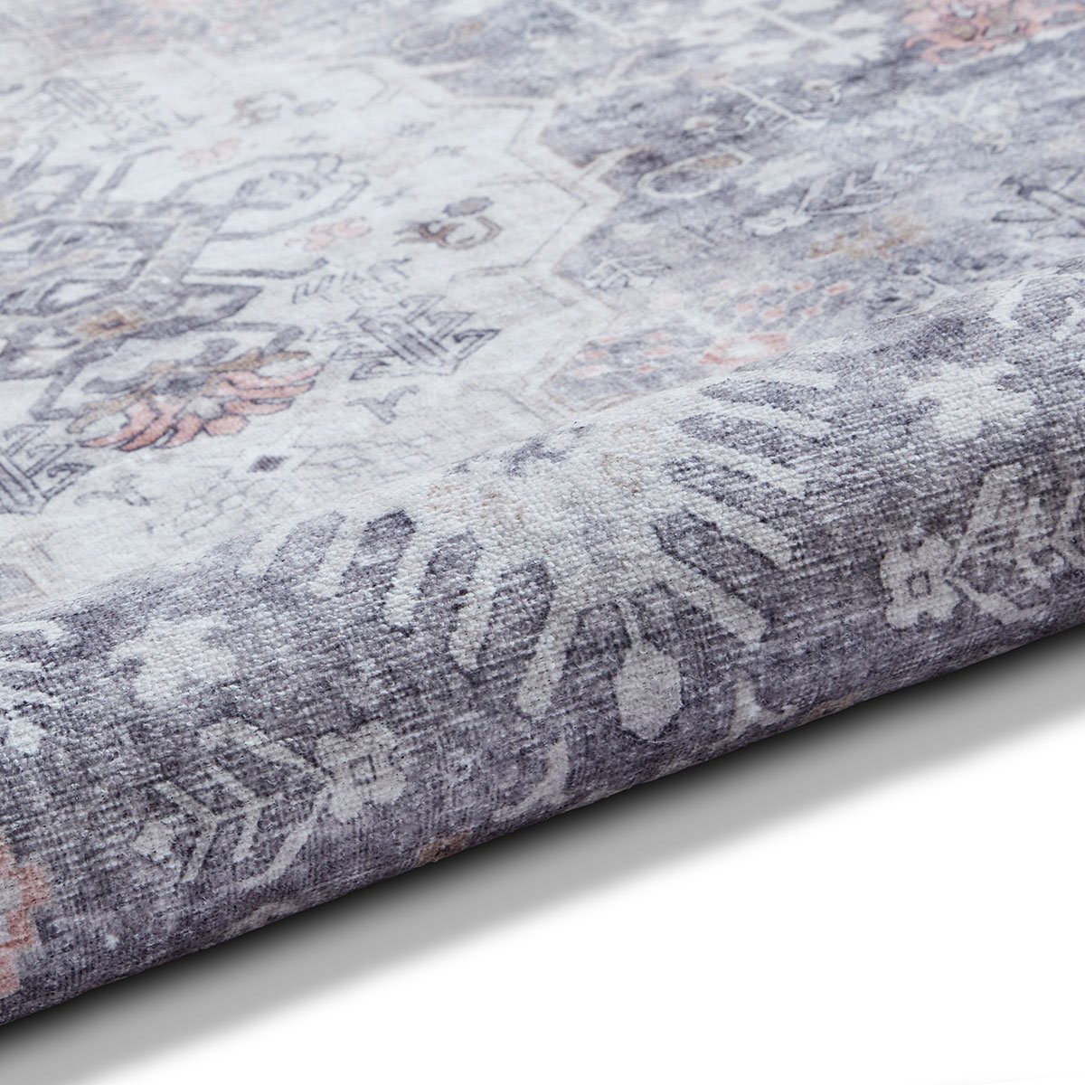 Tabriz H1156 Vintage Washable 120cm x 170cm Rug Grey
