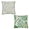 Dreams & Drapes Tahiti Outdoor Filled Cushion 43cm x 43cm Green