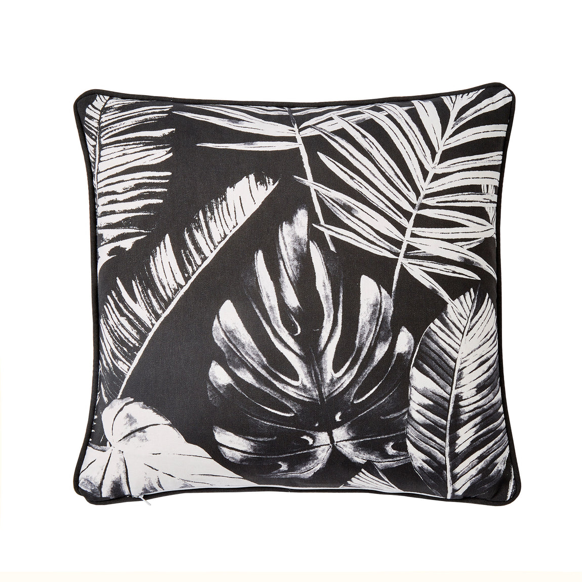Dreams & Drapes Tahiti Outdoor Filled Cushion 43cm x 43cm Silver