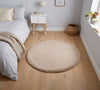 Teddy 120cm x 120cm Circle Rug Mink