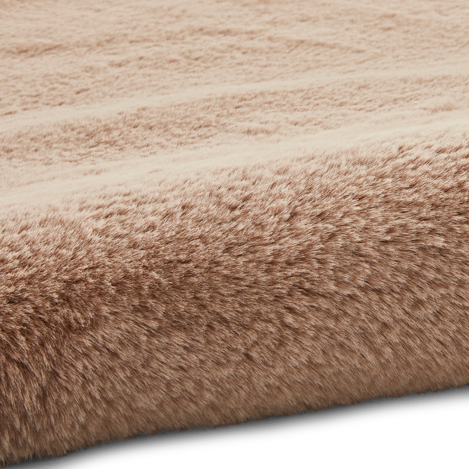 Teddy 120cm x 120cm Circle Rug Mink