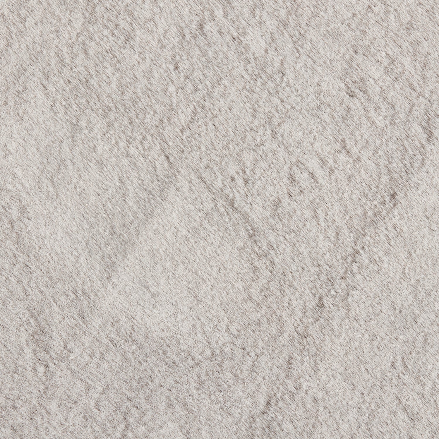Teddy 120cm x 120cm Circle Rug Silver