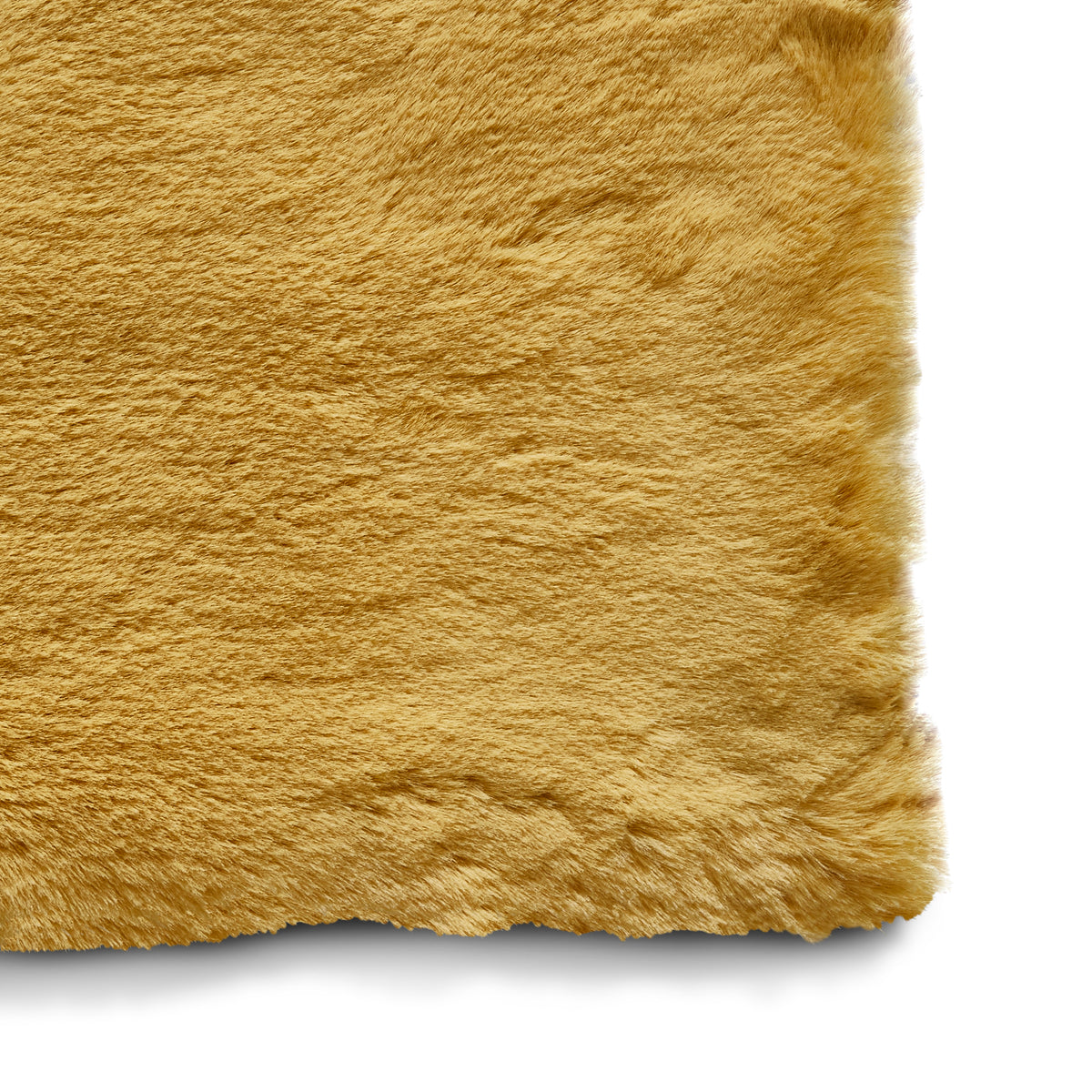 Teddy 120cm x 120cm Circle Rug Yellow