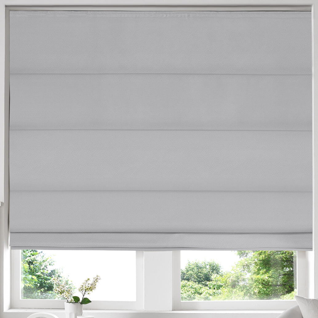 Texas Made to Measure Roman Blind Silver