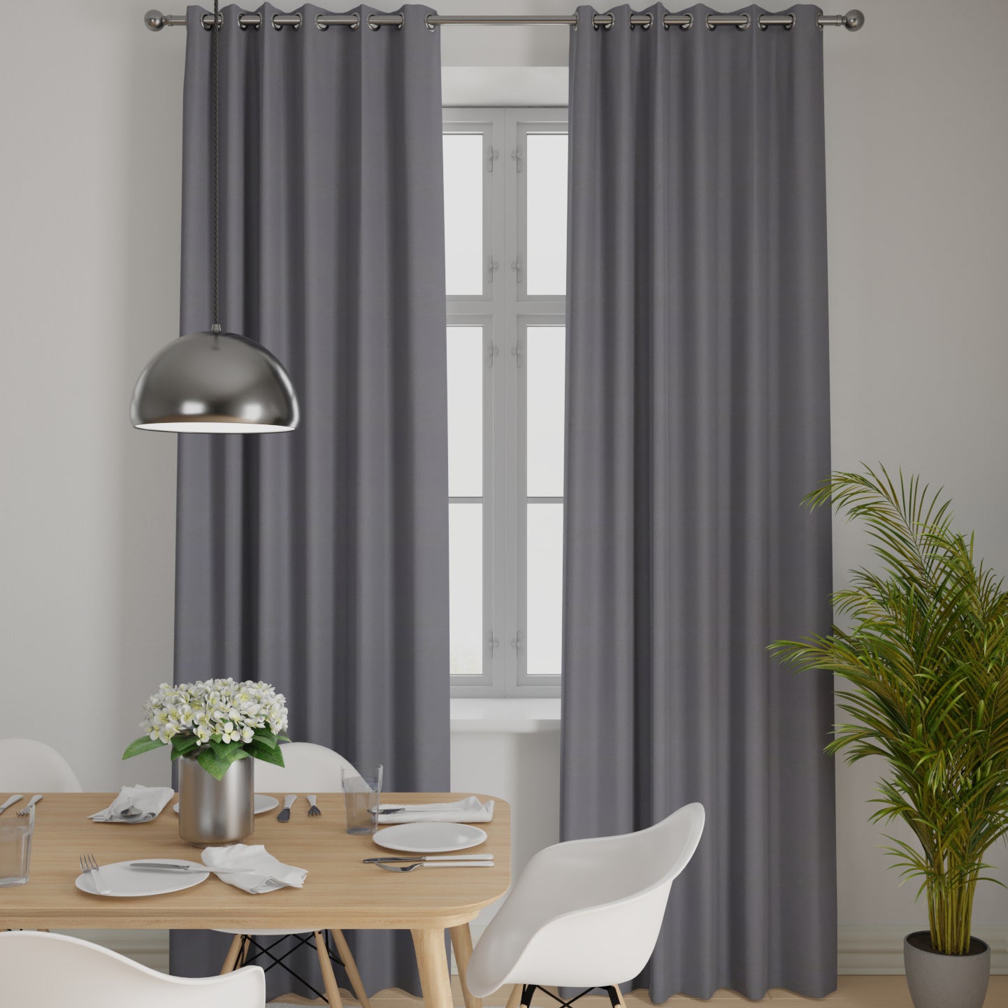 Texas Made to Measure Curtain Graphite