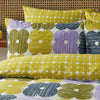 Orla Kiely Textured Flower Duvet Cover Bedding Set Lilac Moss