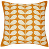 Orla Kiely Textured Flower Filled Cushion 45cm x 45cm Moss