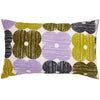 Orla Kiely Textured Flower Pair of Housewife Pillowcases Lilac Moss