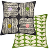 Orla Kiely Textured Flower Filled Cushion 45cm x 45cm Slate