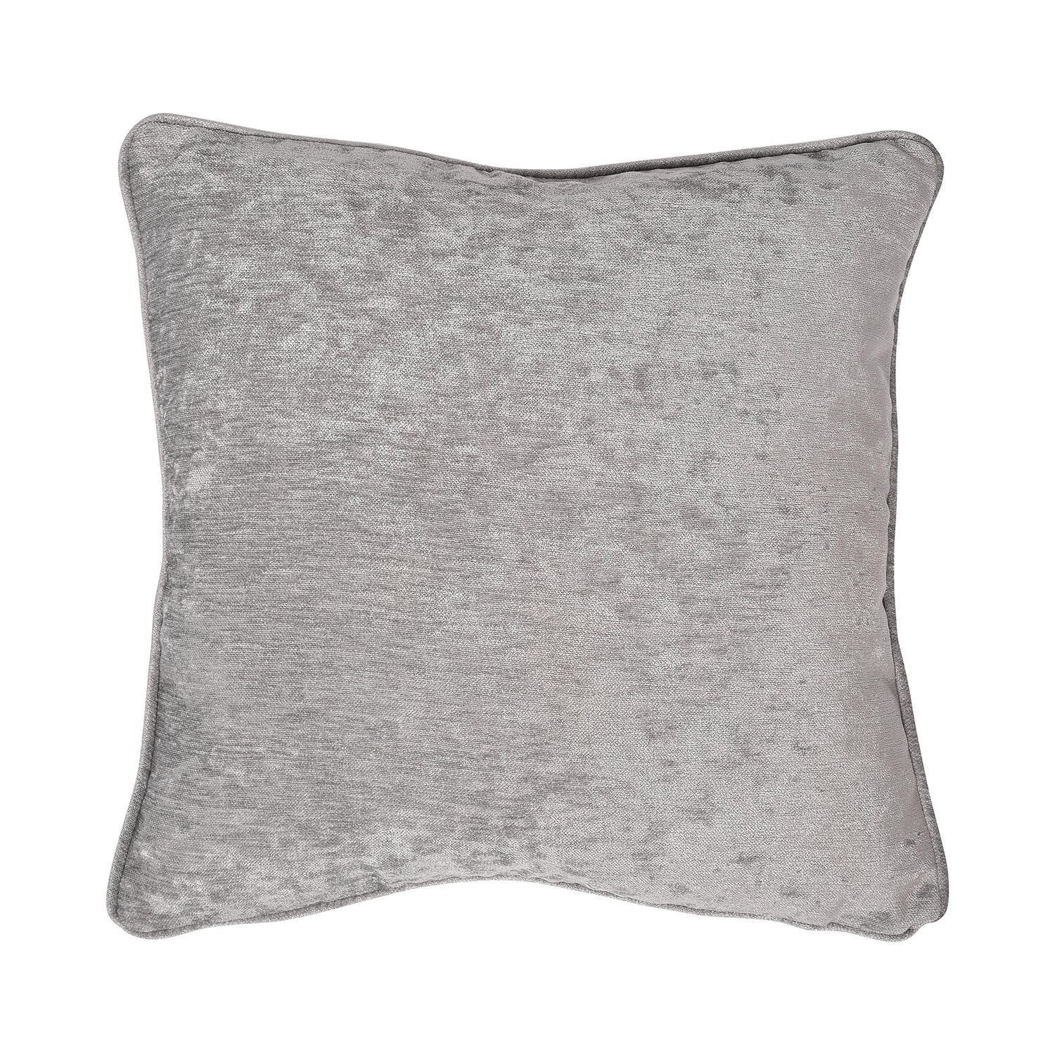 Curtina Textured Chenille Filled Cushion 43cm x 43cm Grey