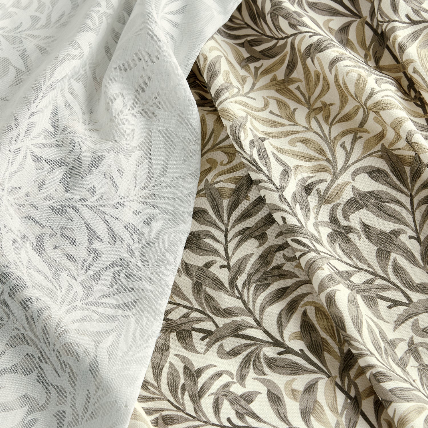 William Morris At Home Willow Bough Fabric Flax