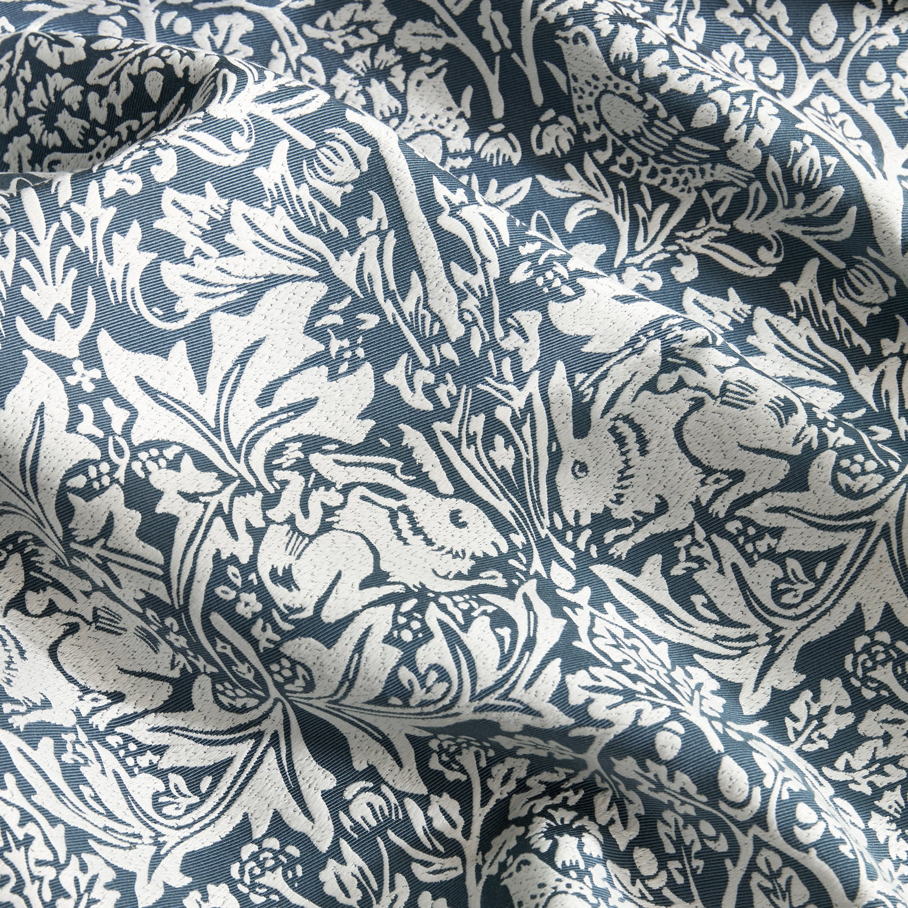 William Morris At Home Brother Rabbit Woven Fabric River