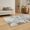 Tidal TL447 Metallic Effect Yarn Rug Silver DarkGrey