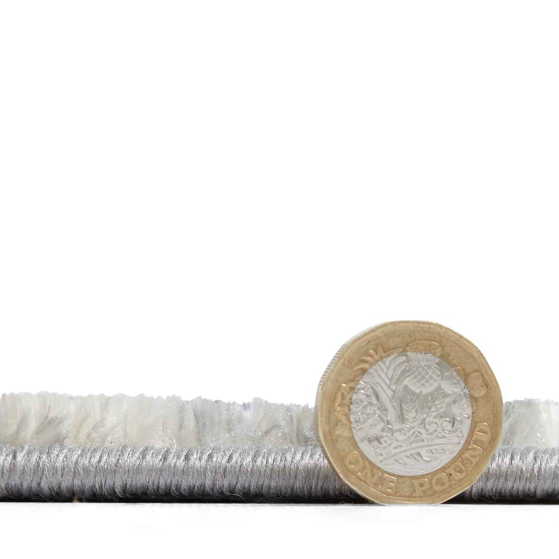 Tidal TL447 Metallic Effect Yarn Rug Silver DarkGrey