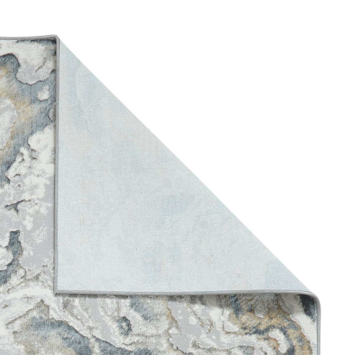 Tidal TL837 Metallic Effect Yarn Rug Silver Beige
