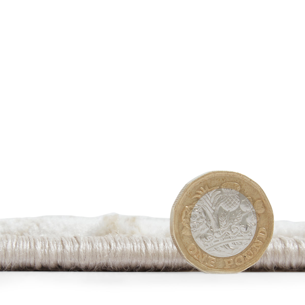 Tidal TL982 Metallic Effect Yarn Rug Beige