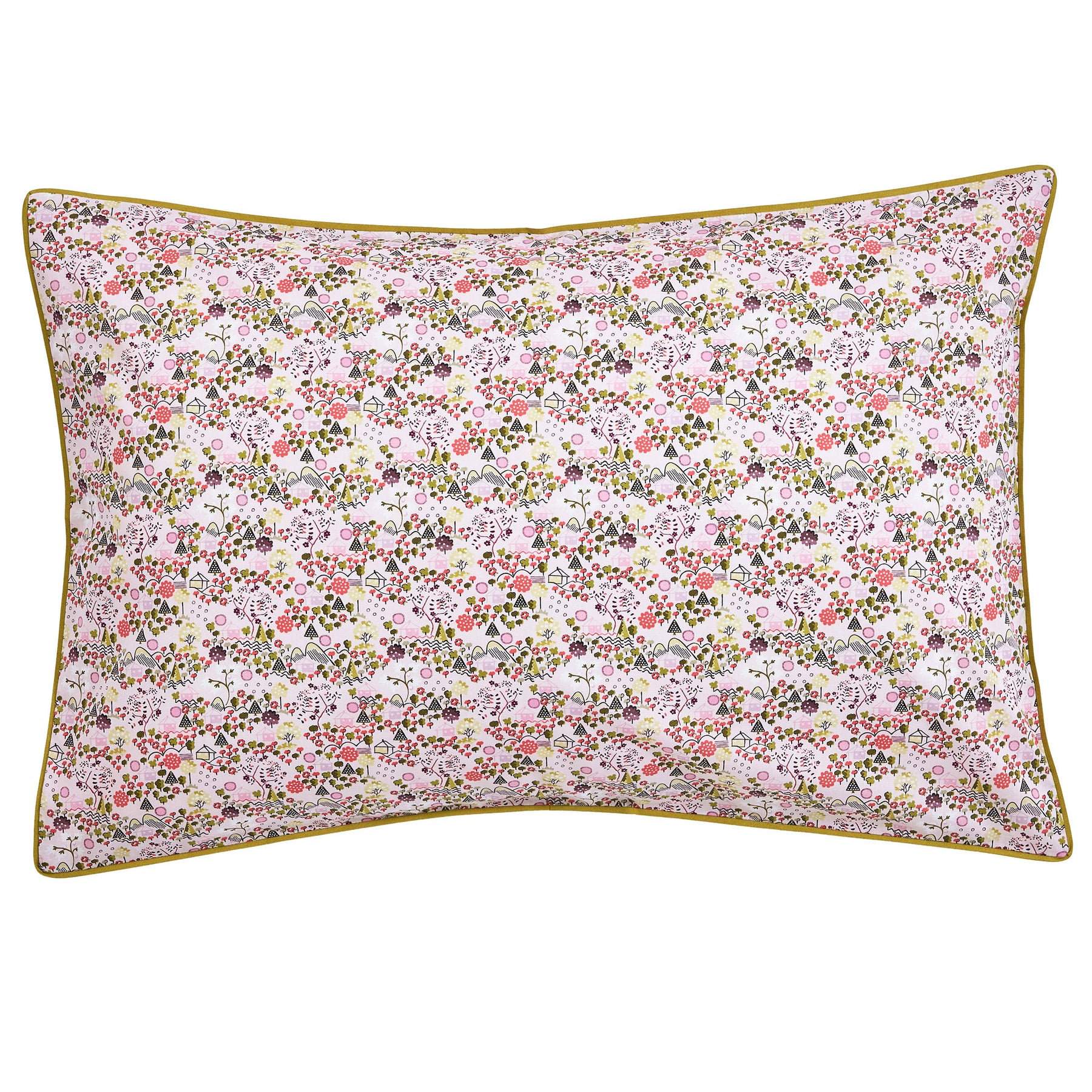 Cath Kidston Tiny Town Duvet Cover Bedding Set Pink