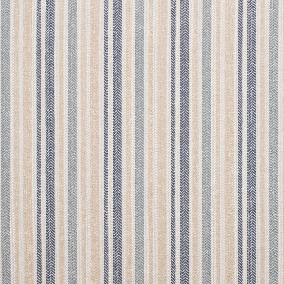 Tiverton Stripe Fabric Indigo