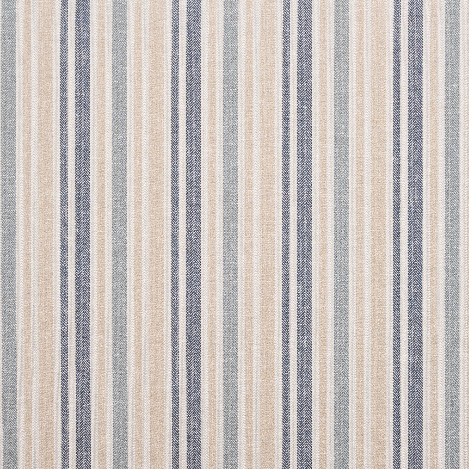 Tiverton Stripe Fabric Indigo