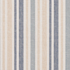 Tiverton Stripe Fabric Indigo