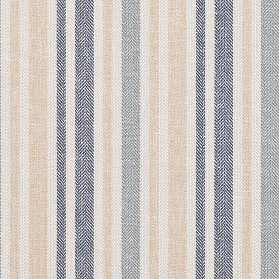 Tiverton Stripe Fabric Indigo