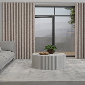 Leaf Vine Made to Measure Wave Curtain + FREE Track Orchid