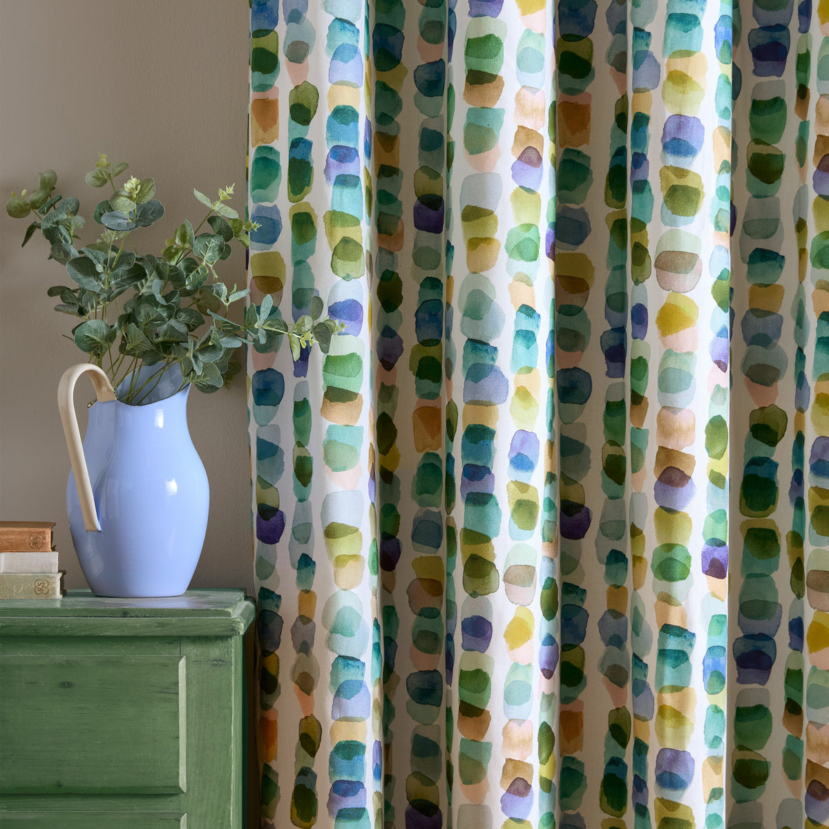 Bluebellgray Tobermory Ready Made Eyelet Curtains Ocean