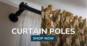 Curtain poles