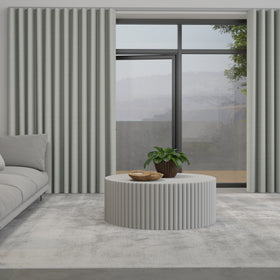 Toma Made to Measure Wave Curtain + FREE Track Duckegg