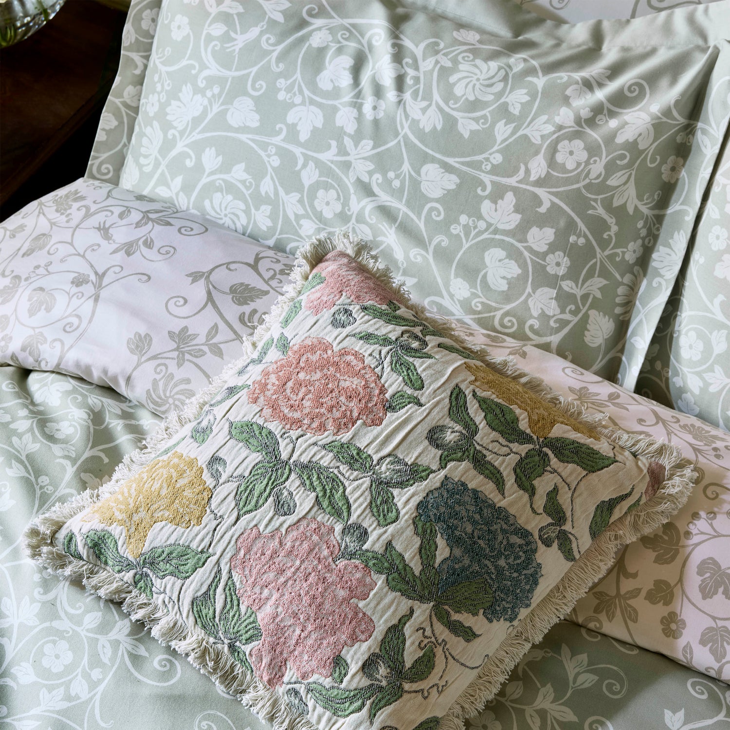 Historic Royal Palaces Tudor Trail Pillowcase Oxford Sage