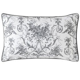 Laura Ashley Tuileries Pillowcase Housewife Charcoal