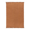 Ulsmere Boucle Fringed Throw 130cm x 180cm Ginger