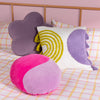 Heya Home Unity Cotton Velvet 40cm x 40cm Filled Cushion Lilac Pink
