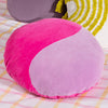 Heya Home Unity Cotton Velvet 40cm x 40cm Filled Cushion Lilac Pink