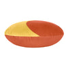 Heya Home Unity Cotton Velvet 40cm x 40cm Filled Cushion Orange Yellow
