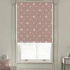 ANTE DECOR Castles And Unicorns Printed Cotton Made To Measure Roman Blind Pink