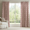 ANTE DECOR Castles And Unicorns Printed Cotton Made To Measure Curtains Pink