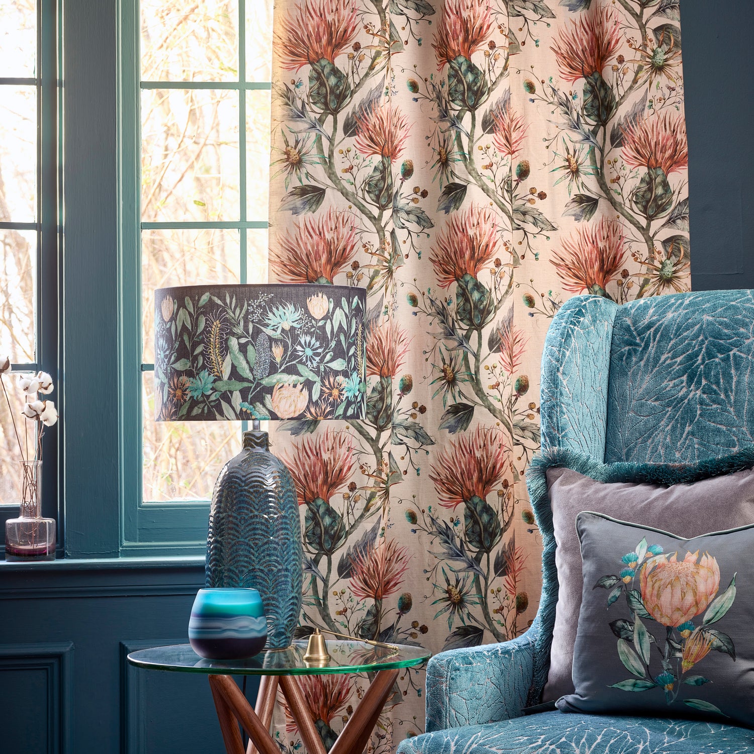 Voyage Maison Varys Fabric Sapphire