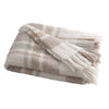 Appletree Verbier Faux Mohair 130cm x 180cm Bedspread Natural