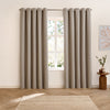Furn Verso Reversible Suede Look Ready Made Eyelet Blackout Curtains Cinnamon